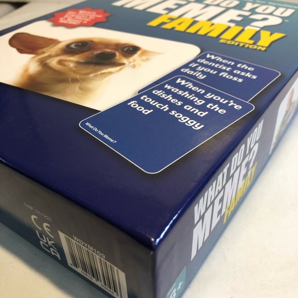 WHAT DO YOU MEME? FAMILY EDITION Complete Game 365 Cards + Easel - Picture 9 of 10
